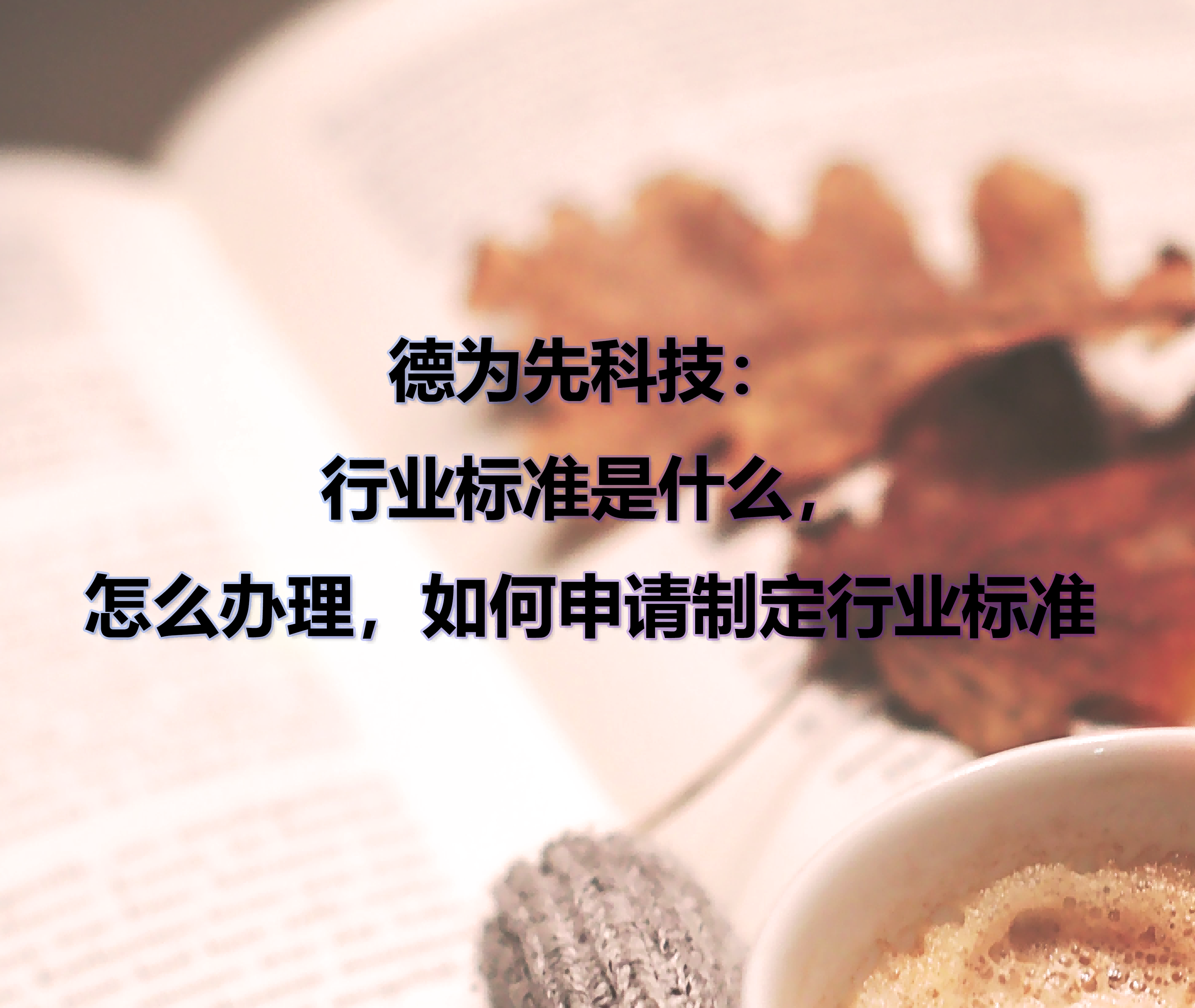 行業(yè)標(biāo)準(zhǔn)是什么，怎么辦理，如何申請制定行業(yè)標(biāo)準(zhǔn)